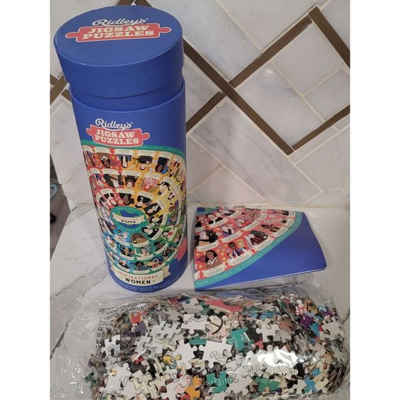 Ridleys NWT Jigsaw Puzzle Inspirational Women in Original box 1000 pieces - Picture 1 of 8